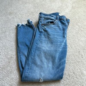 Abercrombie & Fitch The Super Skinny Ankle High Rise Size 10 Long